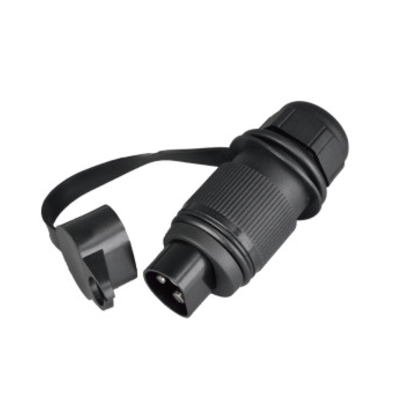 3pólová zástrčka samec, s krytem JH034-A