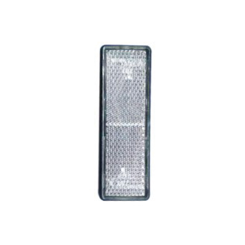 Obdélníkový reflektor s certifikátem ADR& E-Mark bílá/jantarová/červená JH109-B