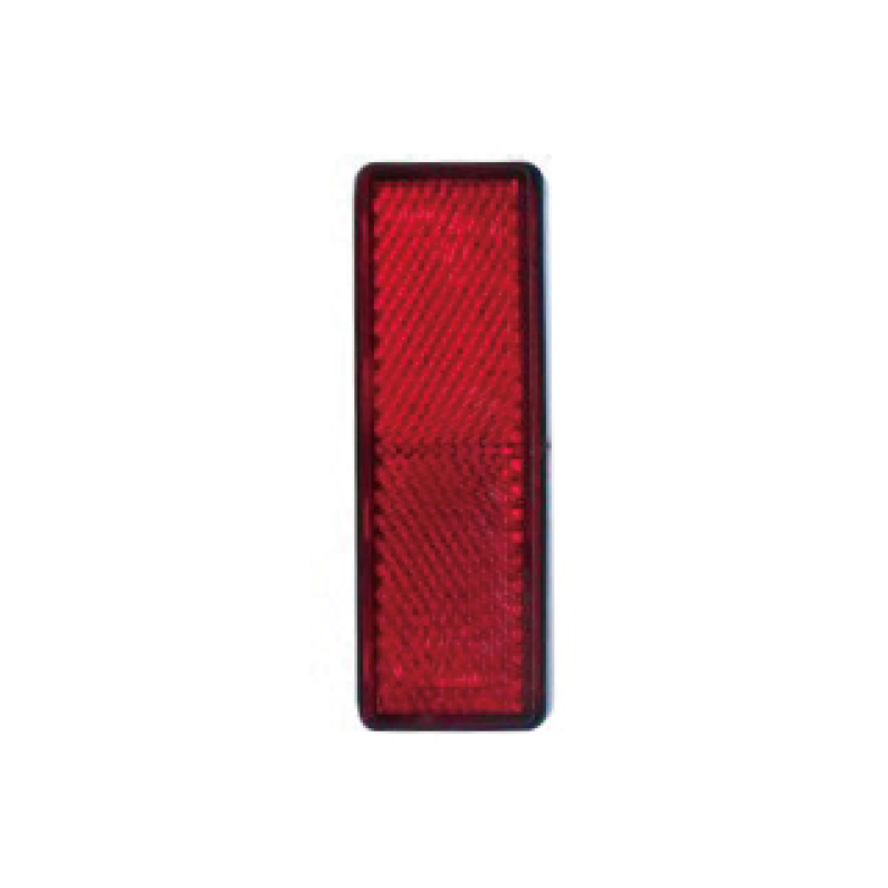 Obdélníkový reflektor s certifikátem ADR& E-Mark bílá/jantarová/červená JH109-A