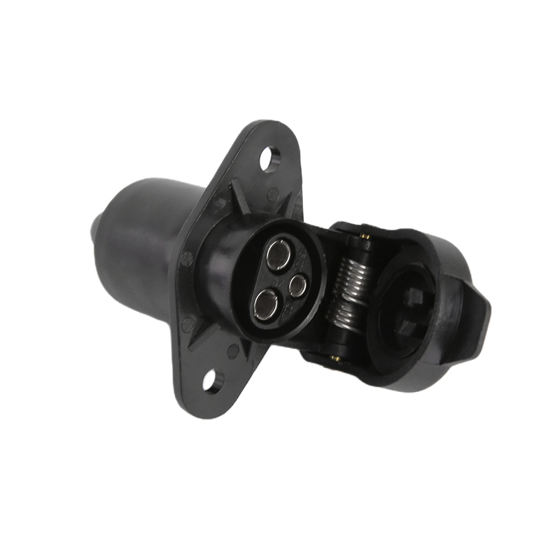 3pólová zásuvka-2 upevňovací body JH037-A